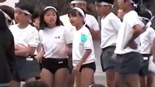 中学校の運動会を父兄が撮影した体操服ブルマJCがガチやばい動画